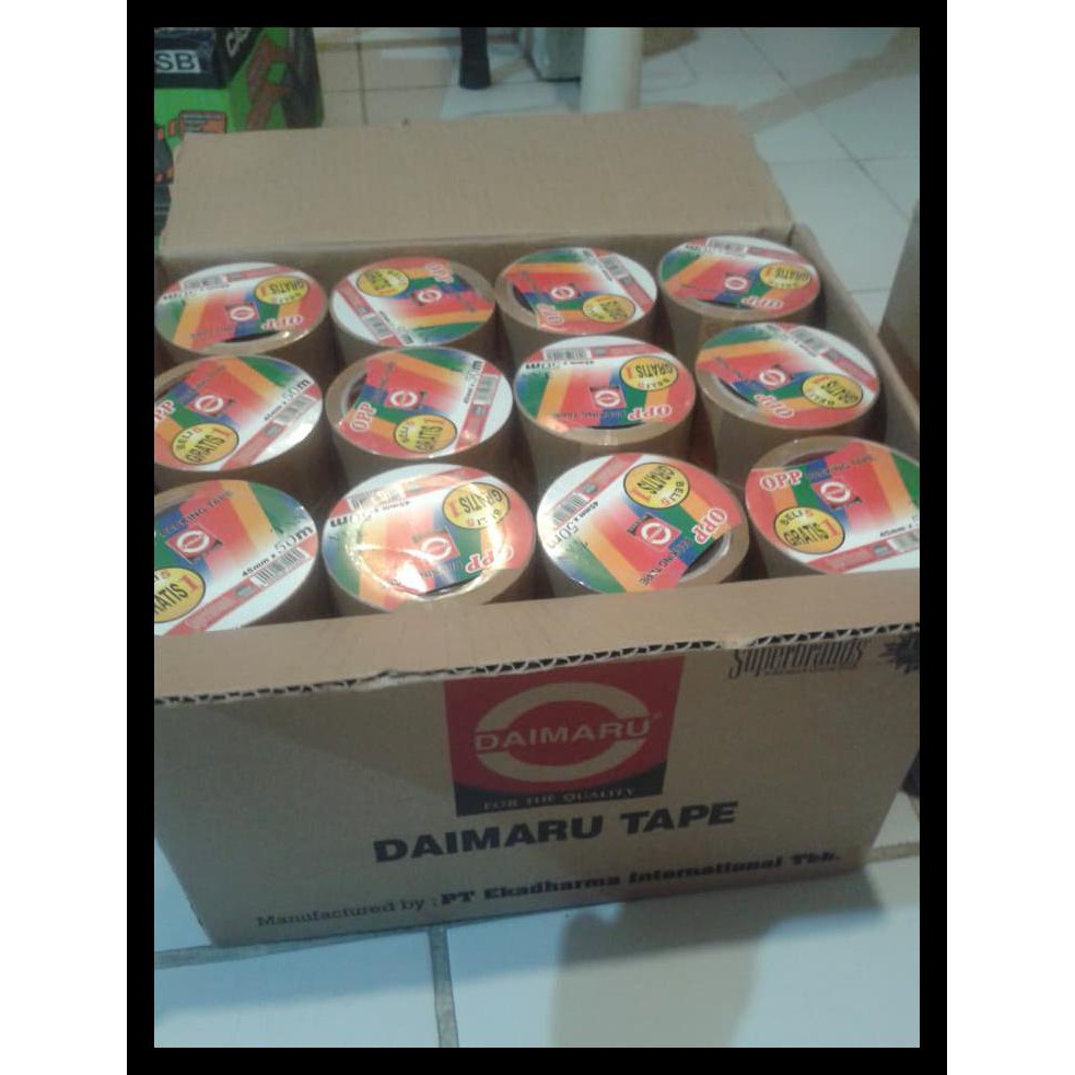 

Murmer Lakban Daimaru 45 Mm X 50 M Bening Barang Bagus