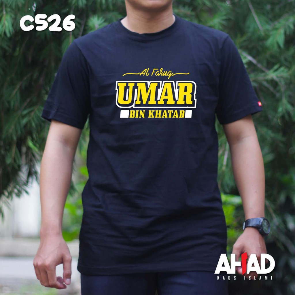 Kaos islami ahad-Al faluq umar bin khatab C527