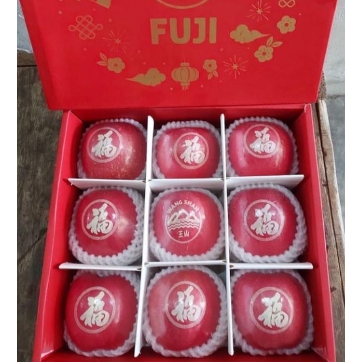 

Hampres CNY Imlek apel Wang Shan tato prmium isi 9 Buah