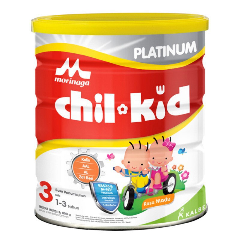 Morinaga Chil Kid Susu Platinum 3 Moricare Madu 800G