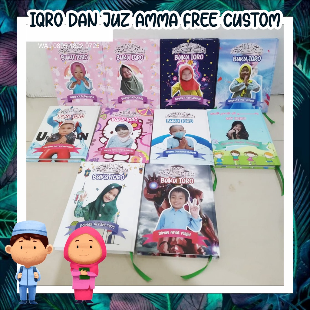 ( READY STOK ) IQRO JUZ AMMA ANAK DEWASA JUZ AMMA ANAK BUKU HAND BESAR KECIL IQRA IQRO 1 IQRO CUSTOM