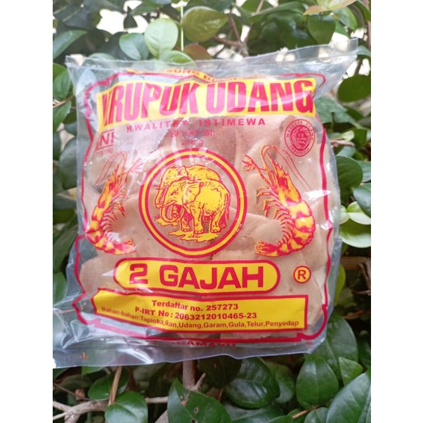 

Kerupuk Udang krupuk udang 250gr cap 2 Gajah kwalitas istimewa pendamping opor nasi kuning