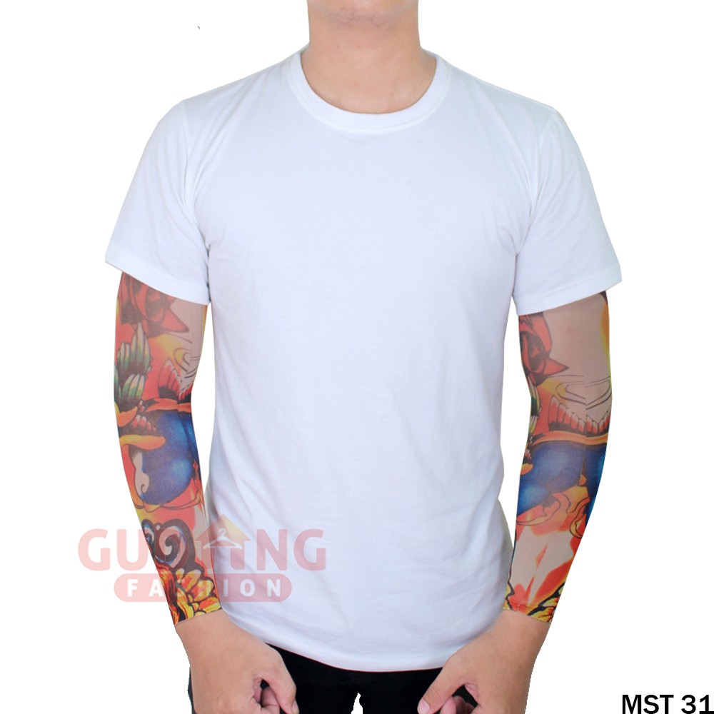 Manset Tangan Tato Arm Sleeve Tatoo Tangan Pria Motor Lengan Motif Random - MST 31