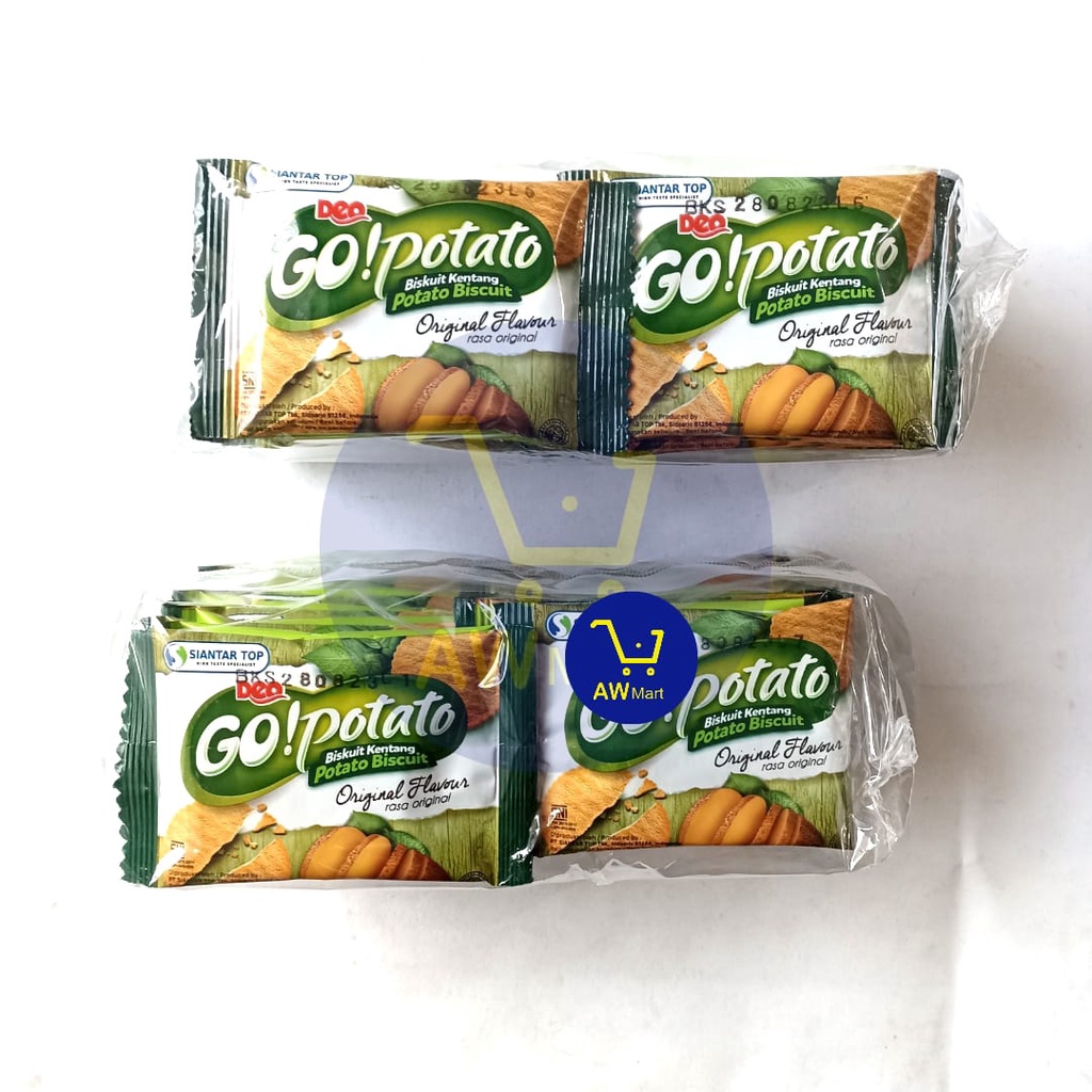 GO POTATO PER PAX ISI 20 SACHET X 10 GRAM - BISKUIT KENTANG