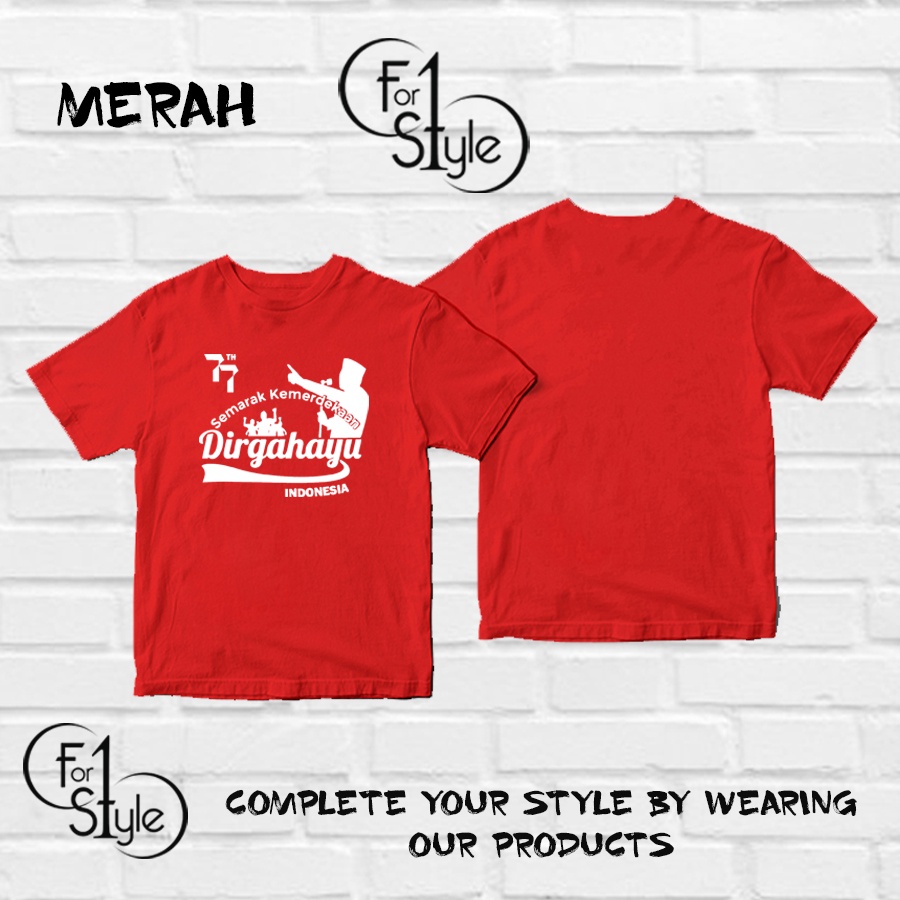 Kaos - Semarak Kemerdekaan Dirgahayu Indonesia 77