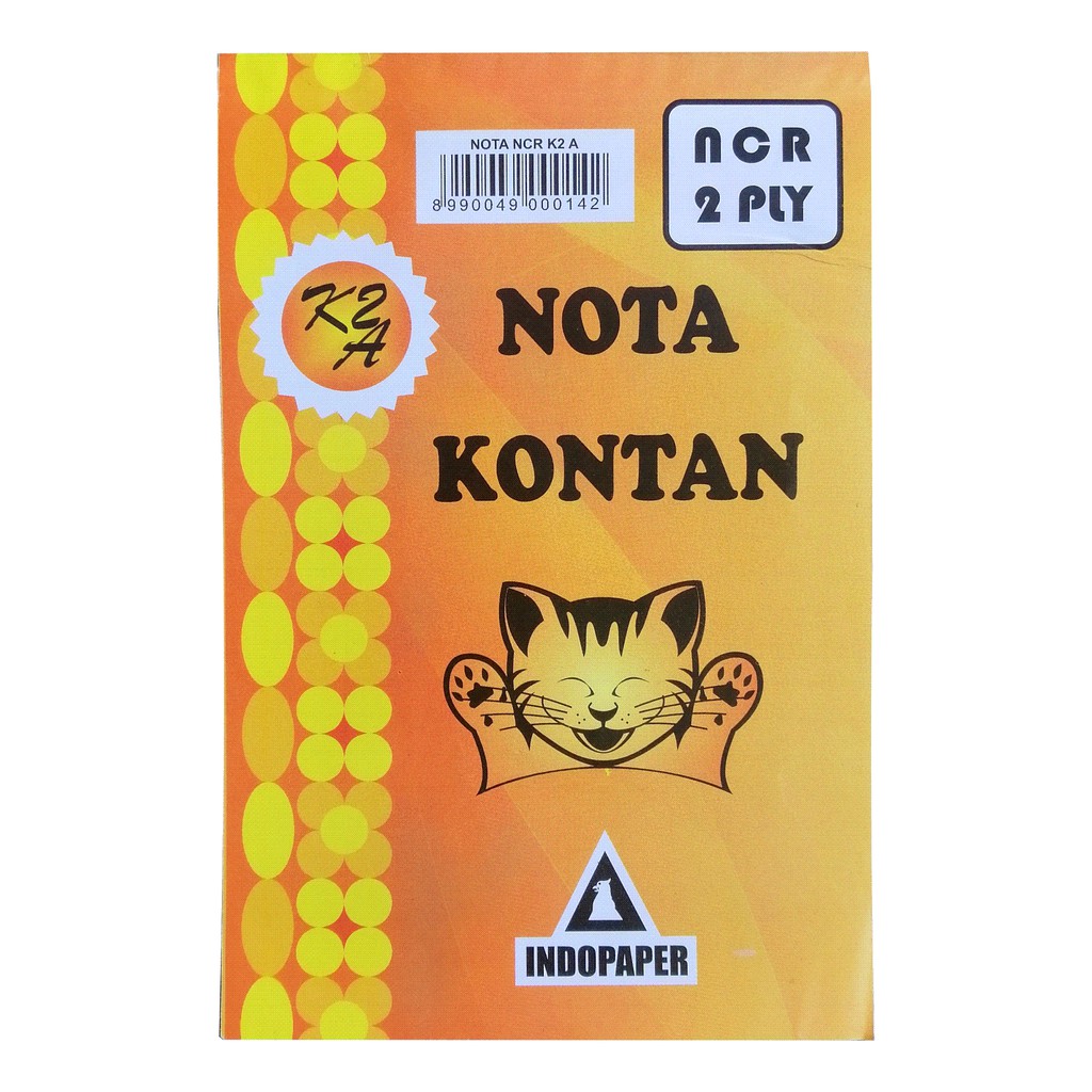 TERMURAH - 10 PCS BUKU NOTA NCR 2 PLY 1/4 FOLIO COVER ART PAPER K2A (Hanya Rp.1.750/buku)