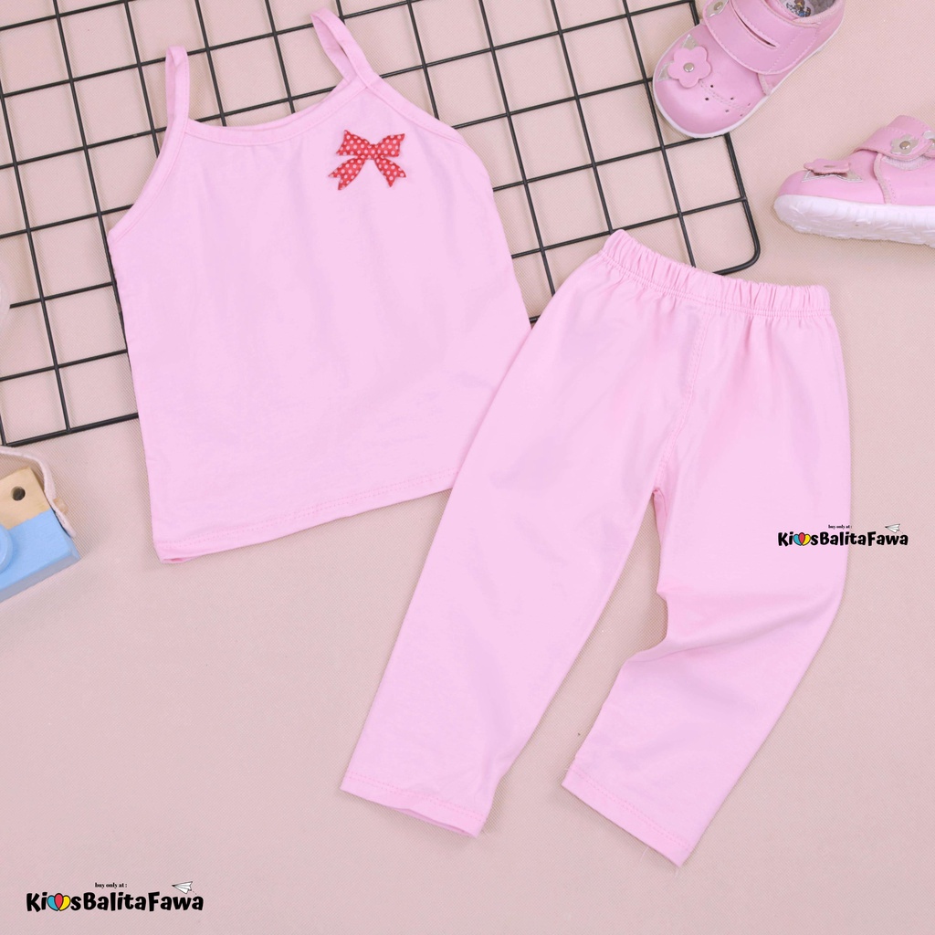 Setelan Violett uk bayi-2 Tahun / Baju Anak Perempuan Baby Celana Panjang Legging Kaos Tanktop Polos Kiosbalitaprilliaaa