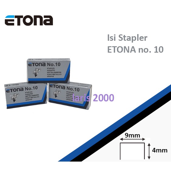 

Isi Stapler / Staples Etona no 10