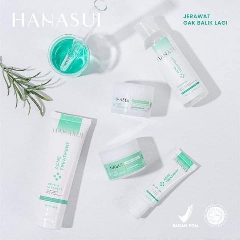 Hanasui Acne treatment skincare satu paket
