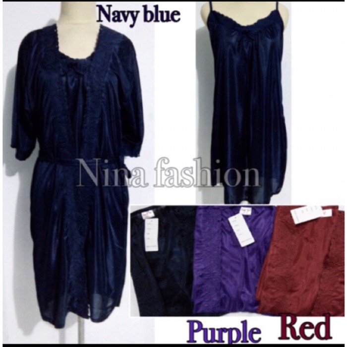 piyama baju tidur kimono tricot dewasa wanita sexy