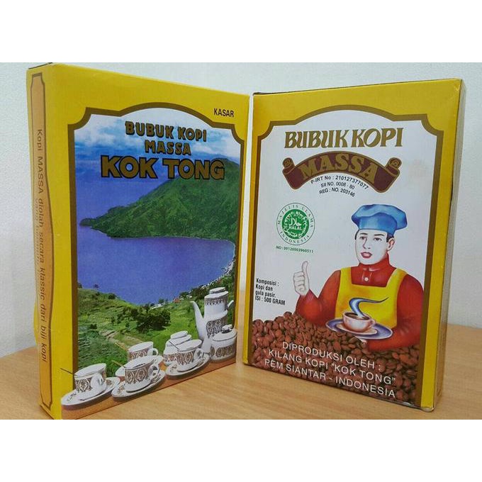 

Segera Miliki Kopi Bubuk Kok Tong Halus / Kasar Robusta Koktong Siantar 500 Gram - Halus Bagus