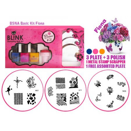 BLINK STAMPING NAIL ART BASIC KIT FIONA