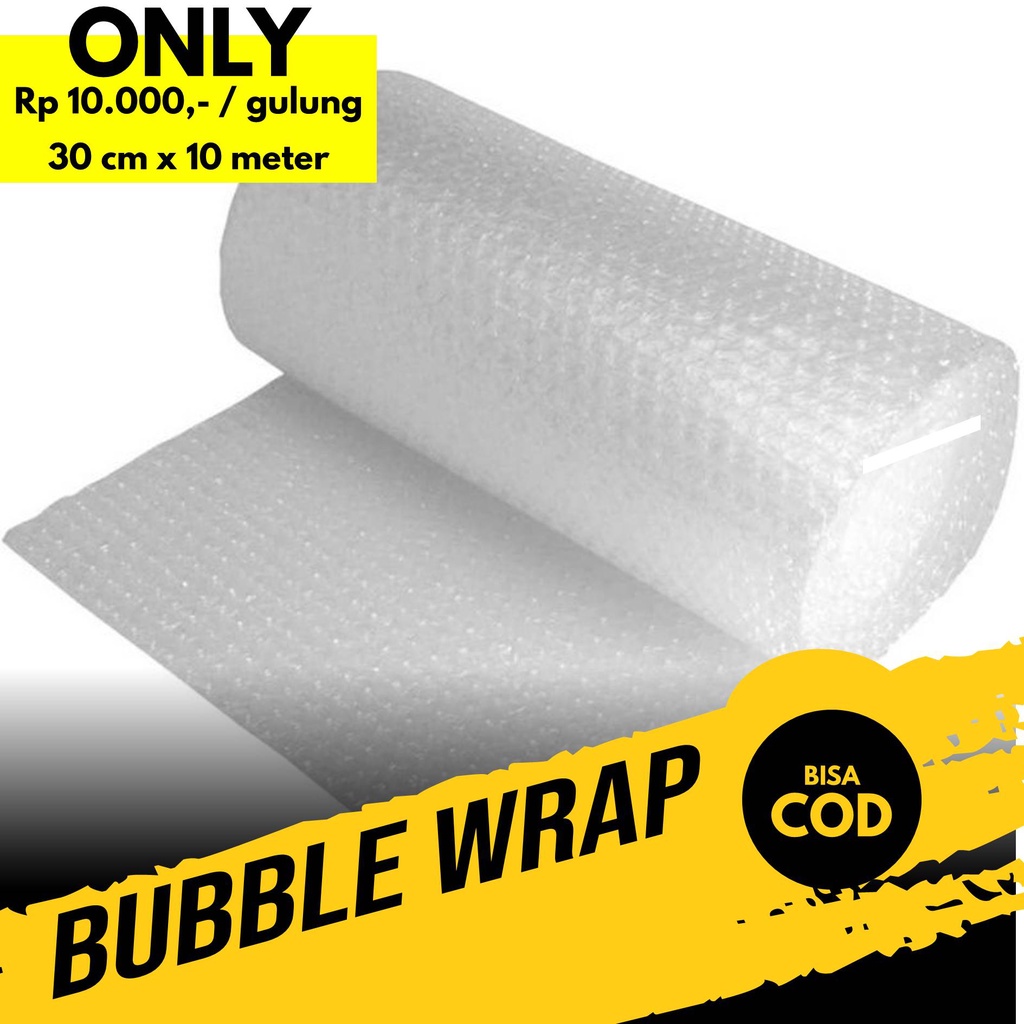 

[ COD ] Plastik Bubble / Bubble Wrap / Plastik Paket / Plastik Pembungkus Paket / Plastik Packing / Bubble Gelembung / Pengaman Paket