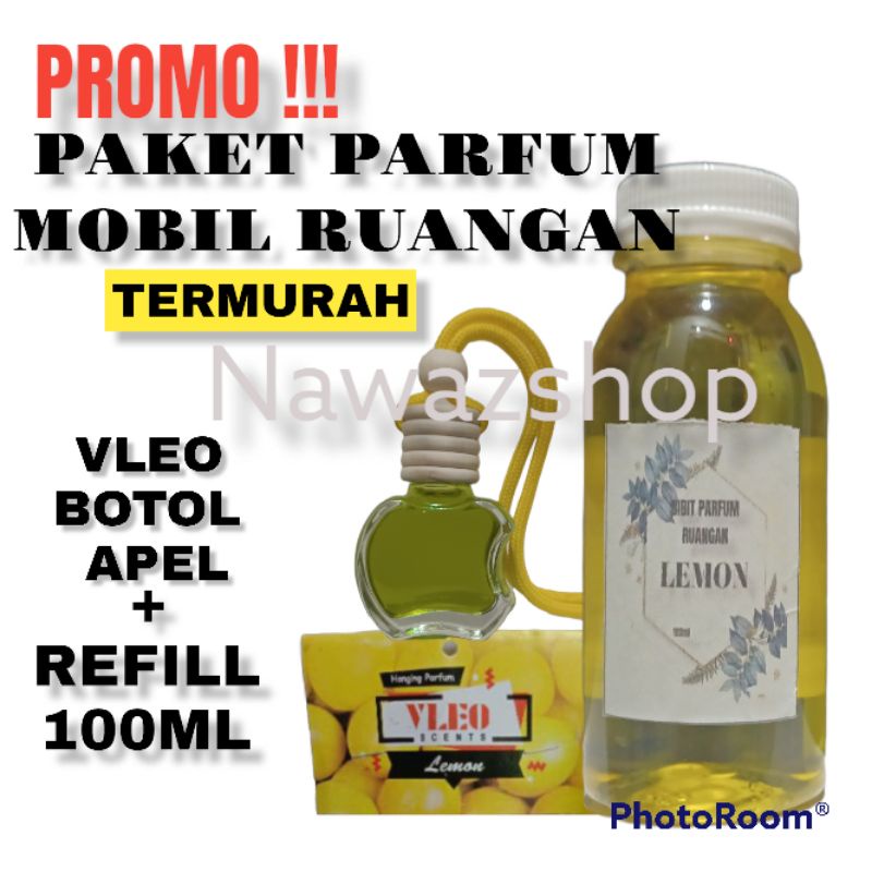 PAKET HEMAT(PARFUM VLEO+ REFILL 100ml)