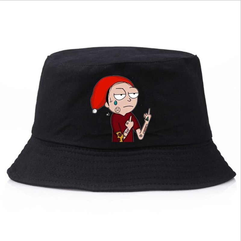 bucket hat for men women summer funny cartoon bucket cap bob hat hip hop fisherman hat