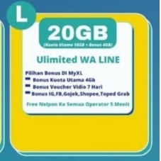 PERDANA XL COMBO FLEX L 20GB