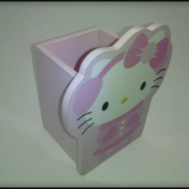 

Kotak tempat alat tulis anak lucu dari kayu