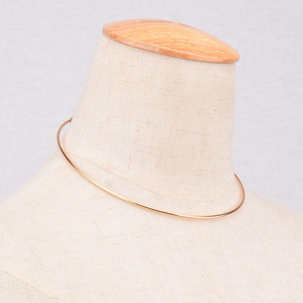 NICKOLAS1 Choker Wanita Perhiasan Manset Terbuka Menawan Kerah Rantai