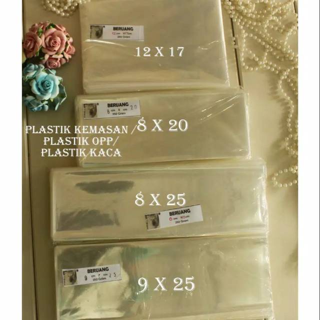 

[[Termurah]] Plastik OPP/ Plastik Mika/ Plastik Kaca/ Plastik Souvenir isi 100gr