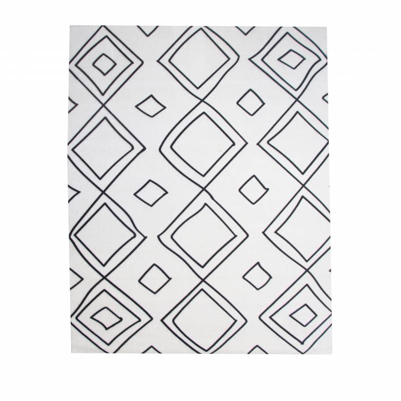 

JYSK Karpet Rug Vaive 140X200CM White Black