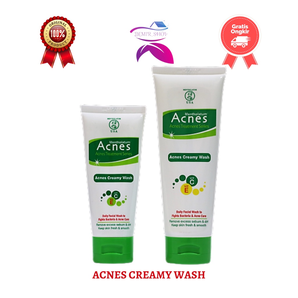 Acnes Creamy Wash / Acne Facial Wash / Oil Control / Acne Care