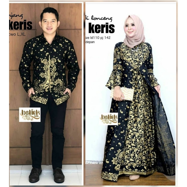 Batik Couple Motif Keris