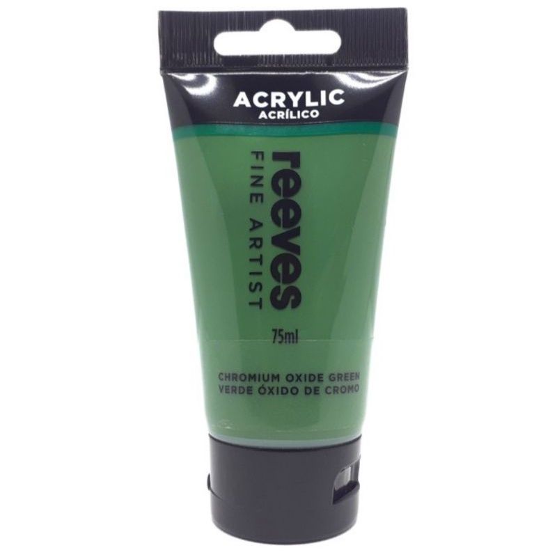 

REEVES ACRYLIC PAINT 75 ML CHROMIUM OXIDE GREEN