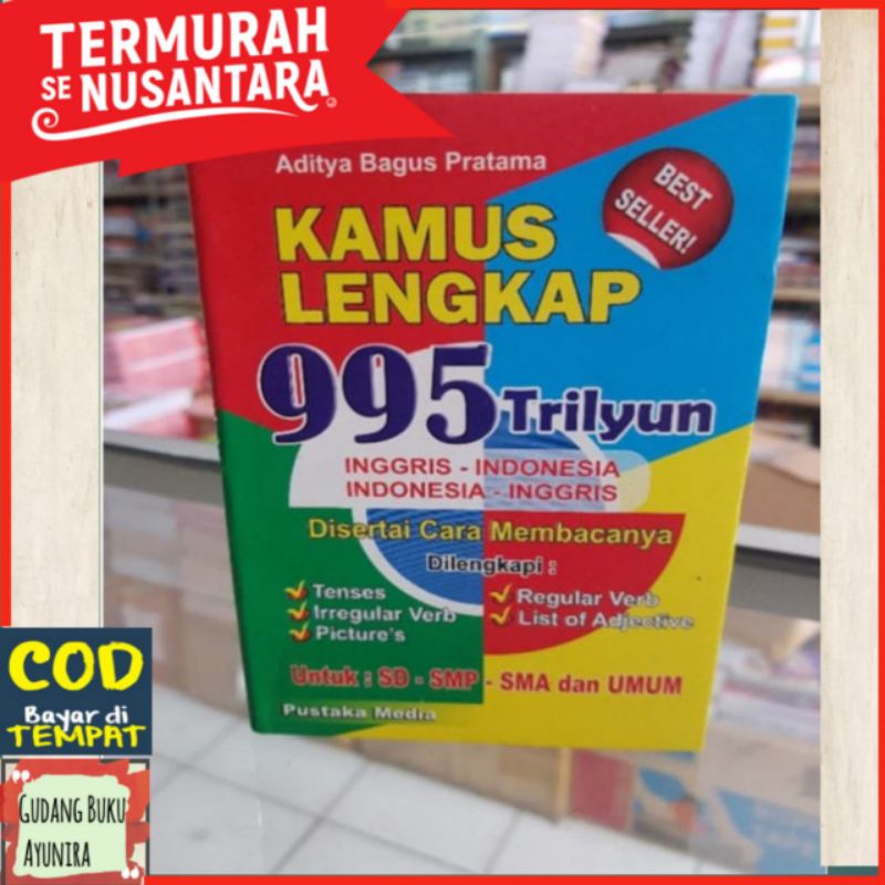

Kamus Bahasa inggris lengkap. ukuran kecil 10x14,5 cm/kamus bergambar