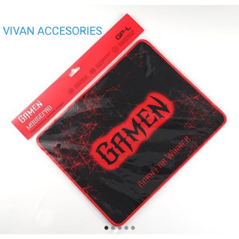 GAMEN GP-X Anti Slip With Smooth Surface Gaming Mousepad_BLACK