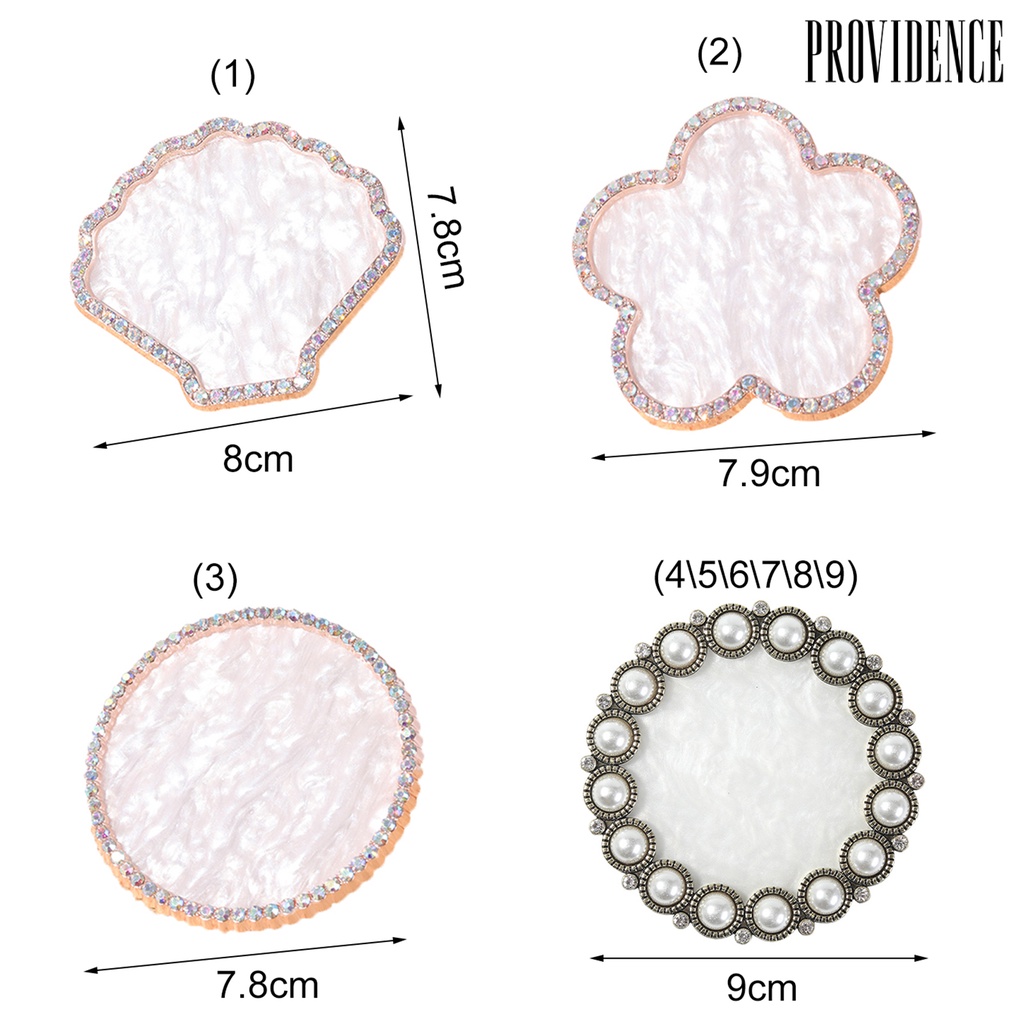 Providence Plat Metal Desain Bunga Hias Mutiara Untuk Dekorasi Nail Art