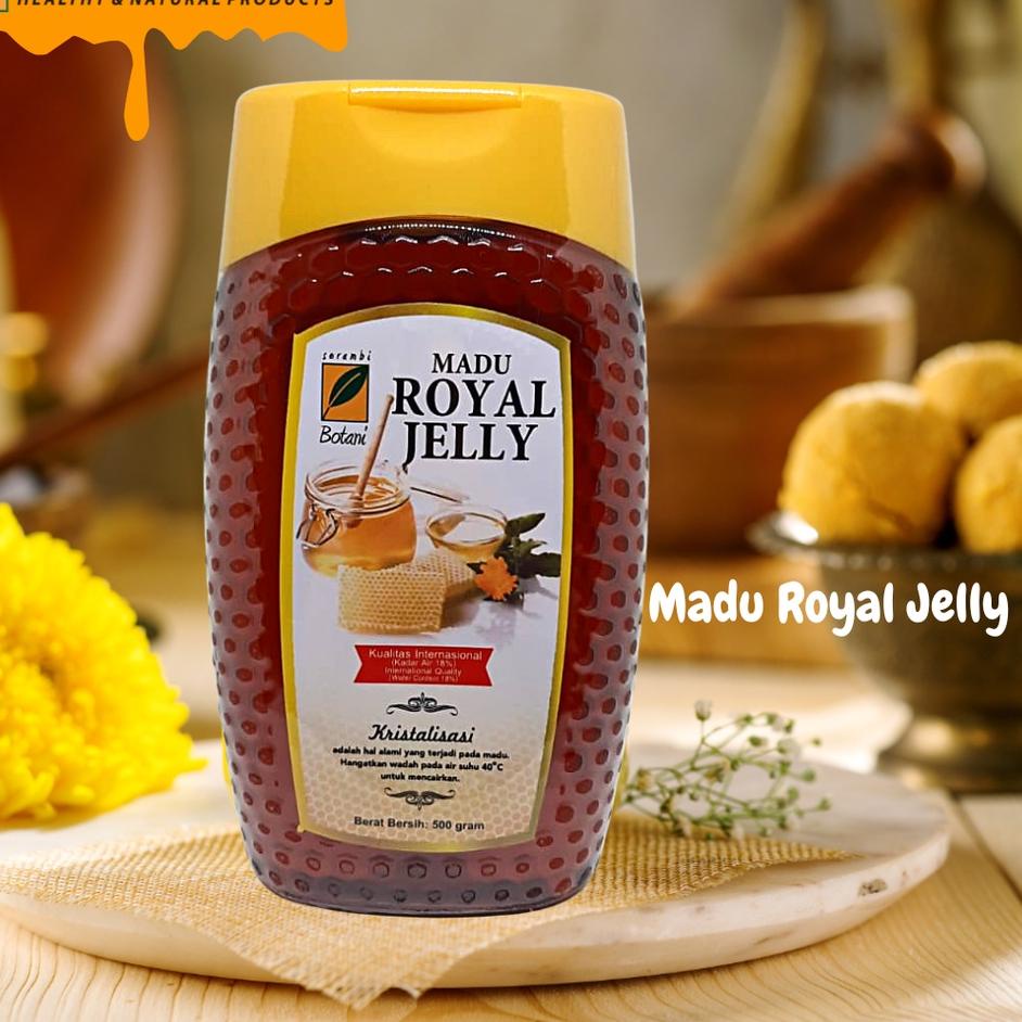 

KODEDd2D7--Madu Asli Murni Royal Jelly 500gr Serambi Botani Standar Internasional