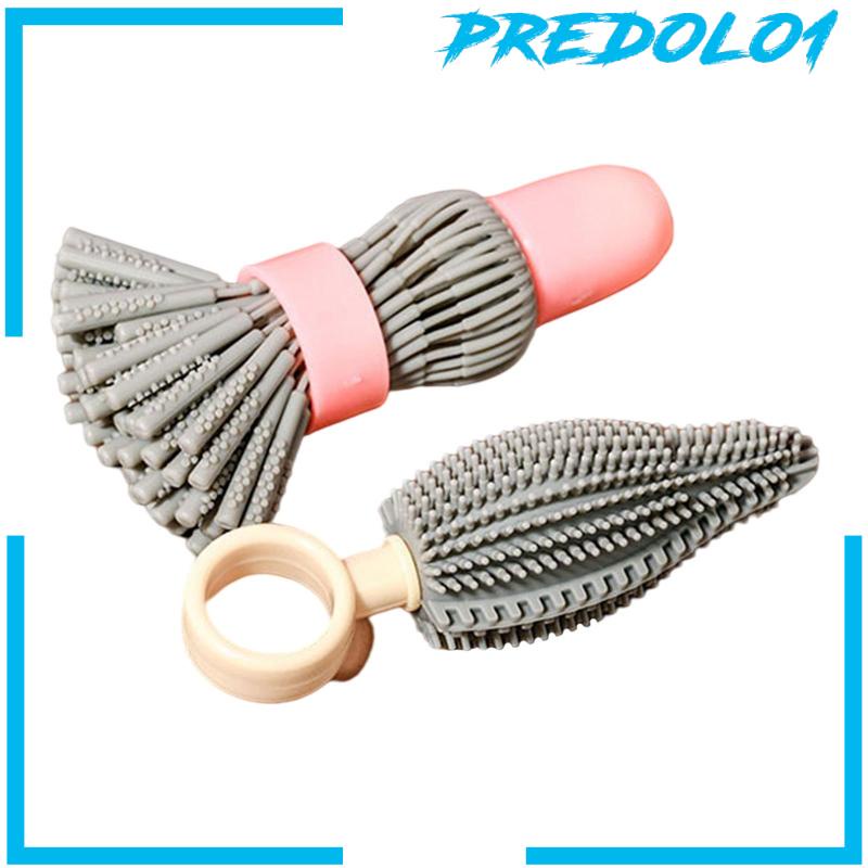 Predolo1 Sikat Pembersih Botol Susu Bayi Portable Warna Pink Untuk Dapur / Camping / Outdoor