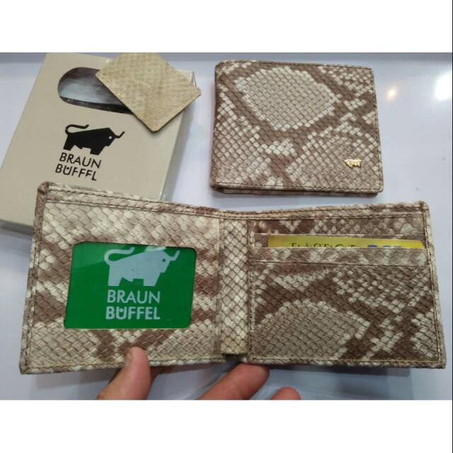 Dompet cowo kulit motif ular