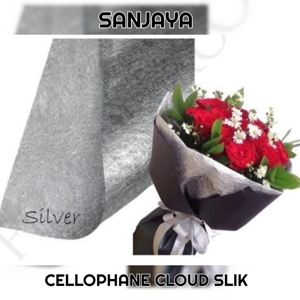 [20 Lembar] Kertas Buket Bunga Tisu Warna / Kertas Cellophane / Flower Wrapping Paper / Cellophane Cloud Silk