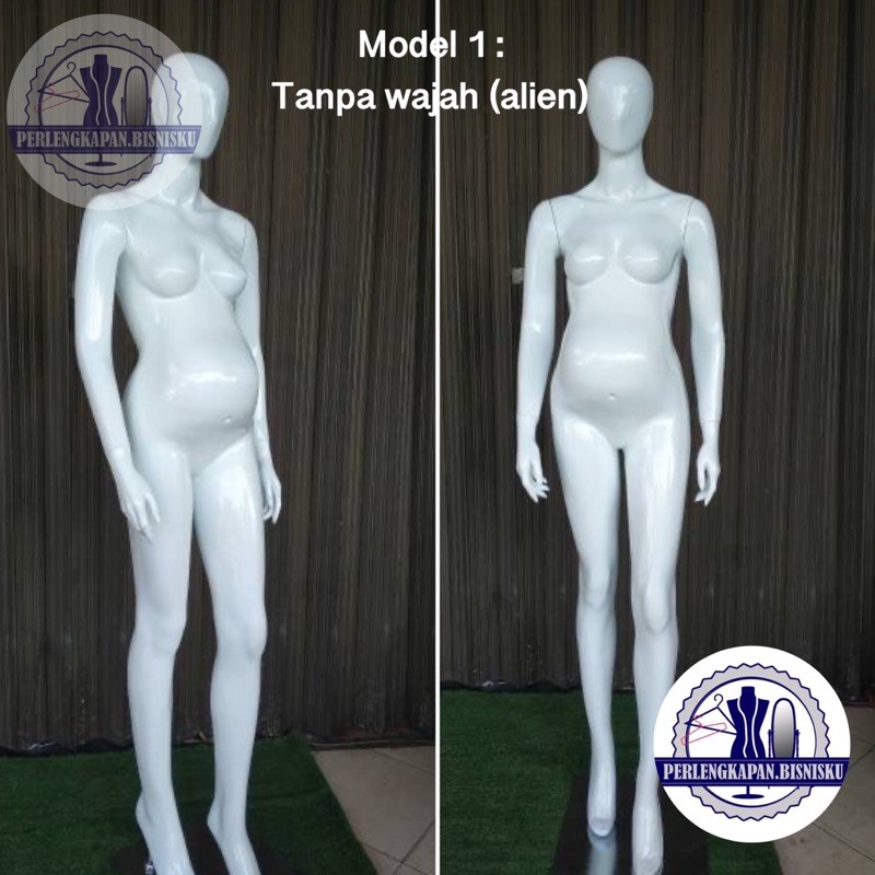 MANEKIN PATUNG BAJU WANITA HAMIL FULLBODY