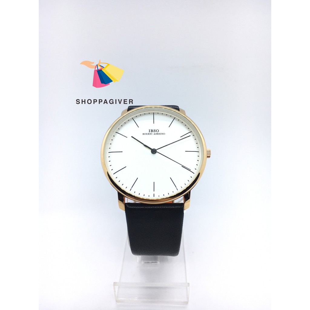 JAM TANGAN IBSO ORIGINAL PRIA ANALOG 8916 WHITE BERGARANSI FREE GELANG