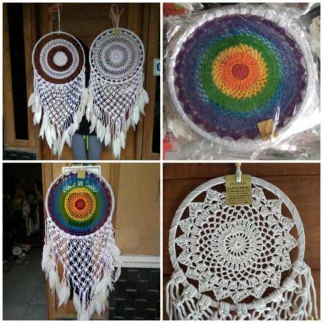 MACRAME DREAMCATCHER JUMBO BESAR WALL HANGING JUMBO RAJUT  