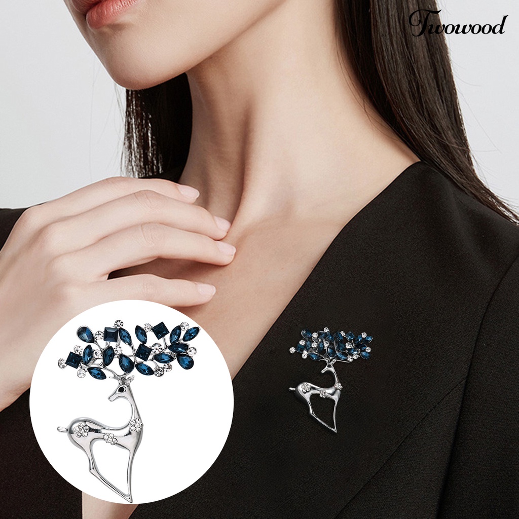 Bros Pin Mini Bentuk Rusa Untuk Dekorasi Pakaian Wanita