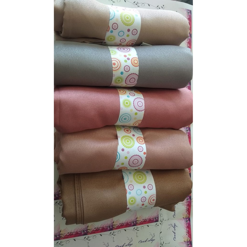 READY HIJAB SEGIEMPAT UMAMA LUXURY POLOS SYARI ORIGINAL