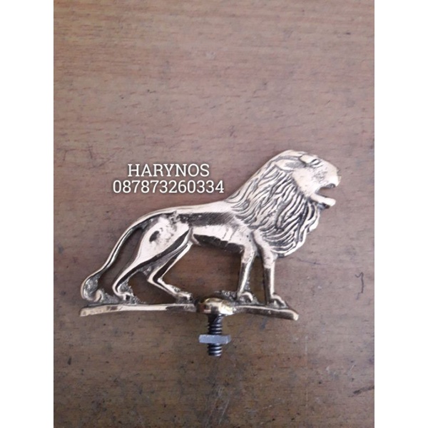 maskot singa lambang onthel phillips logo sepeda onthel phillips mainan spakbor depan phillips