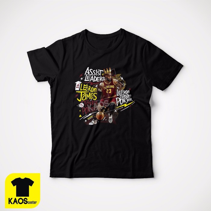 Kaos Tshirt Baju Combed 30S Distro Cavs Cavaliers Lebron James