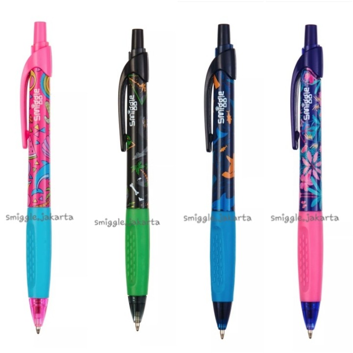 

SMIGGLE ORIGINAL PARADISE TRI BARREL PEN PULPEN SMIGGLE PEN