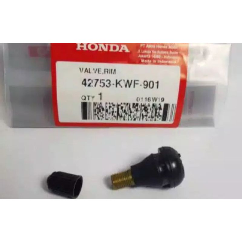 42753-KWF-901 HGP AHM 100% ORIGINAL PENTIL BAN  TUBELESS TUBLES HONDA VARIO SCOOPY CBR 150R 42753KWF