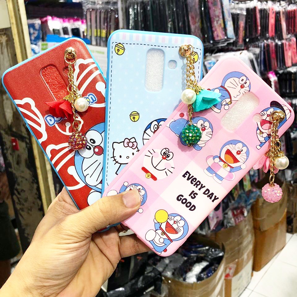 Softcase-Bandul Swarovski Samsung A6s, A6 2018, A6+ 2018, J4, J6, Vivo V11/V11i, V11 Pro, Oppo Realme 2, Xiaomi Redmi Note 6 Pro