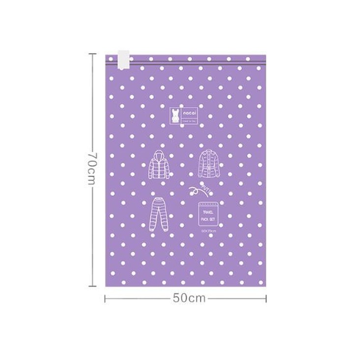 [50x70cm] NACAI Hand Roll Vacuum Bag 1 Set isi 2pcs COMPRESSION BAG