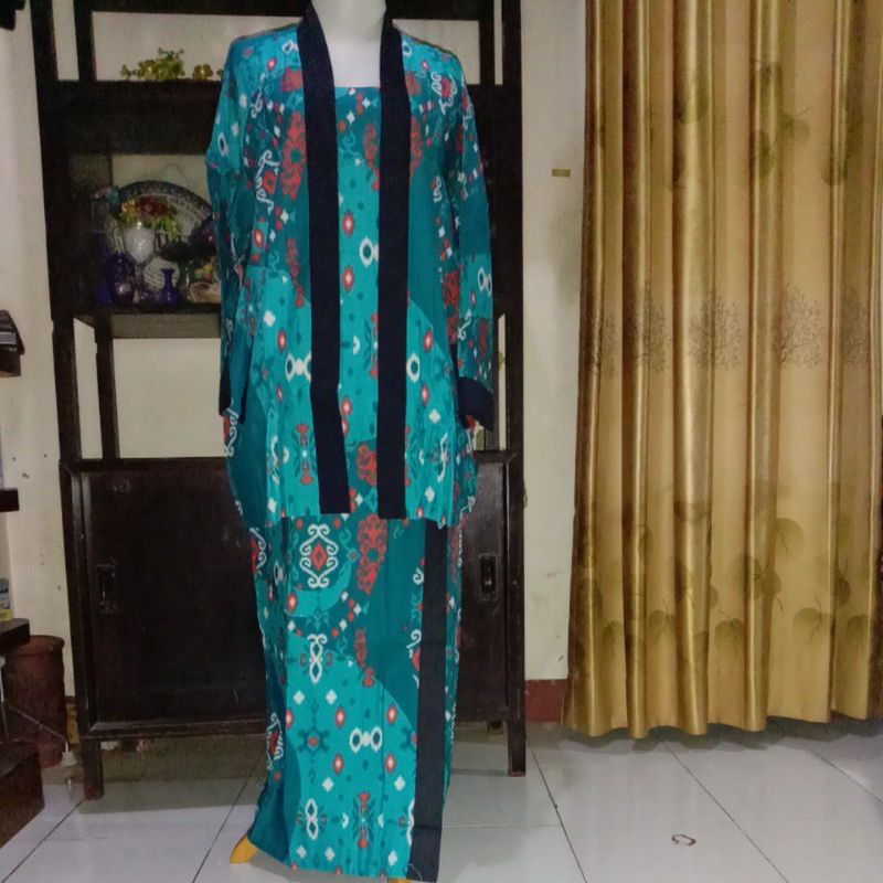 Setelan Rok Panjang Batik  Wanita Jumbo