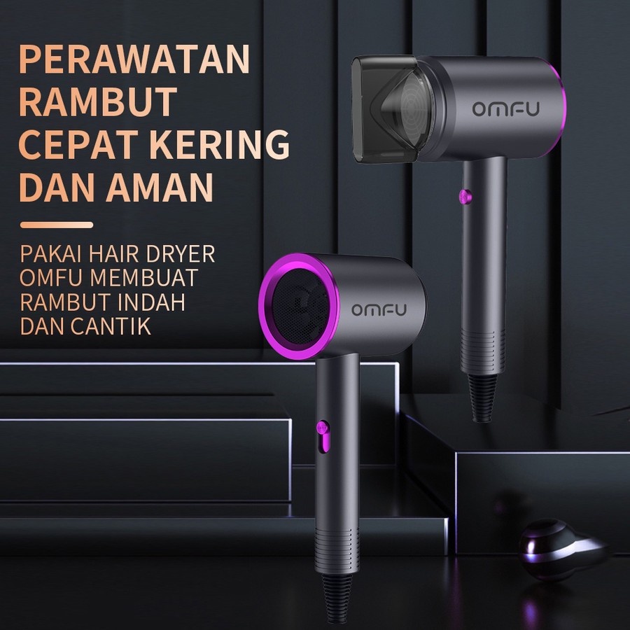 OMFU 01 Pengering rambut Multi-level yang dapat disesuaikan Hair dryer