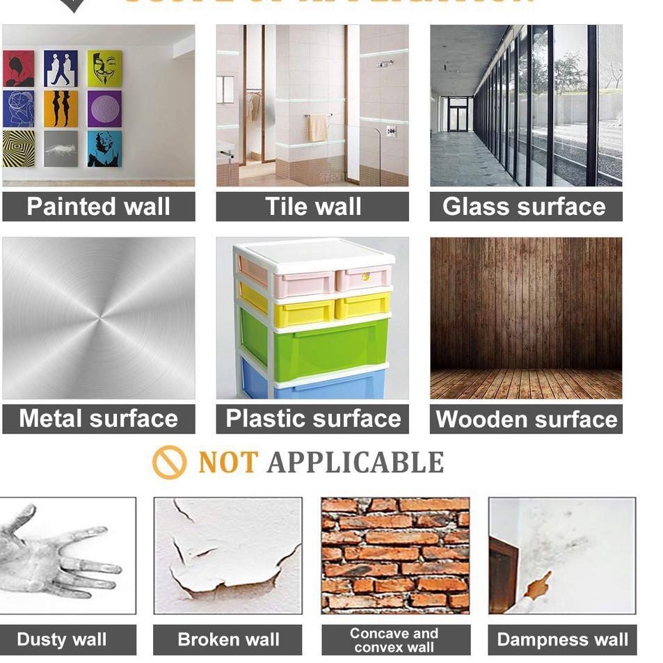 

Terbaru RTQD8 Double Tape Nano Magic Gel Bening Super Kuat Anti Air Reusable Dapat Dicuci 50 Ready S