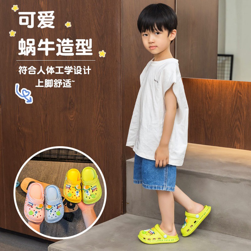 littlekiddoss SH2239 Sepatu Sandal Clog Anak Import Sendal Bapao DIY Eva Anak Laki-Laki Perempuan Ringan