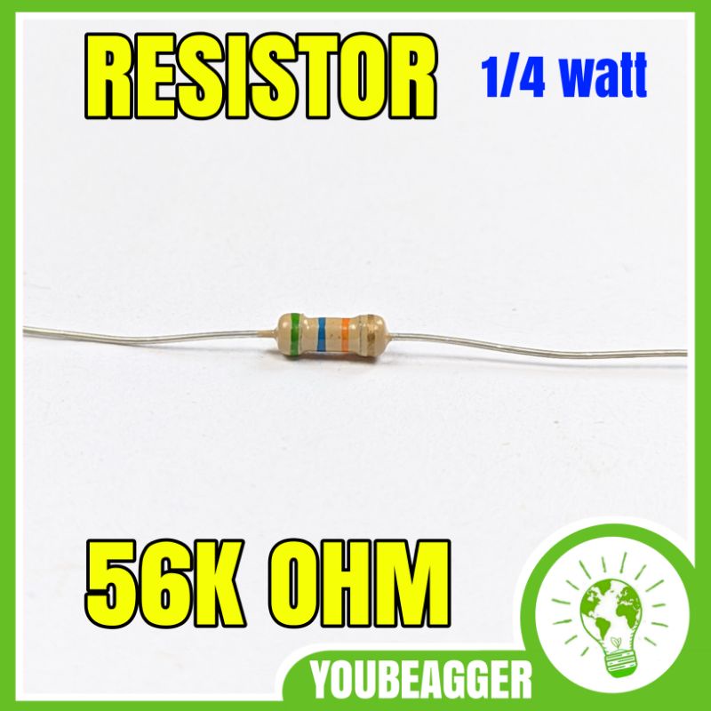 Resistor 56 K ohm 1/4watt